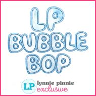 Bubble Bop Satin Stitch Applique Machine Embroidery Font – 6 Sizes + Scalable Native BX File