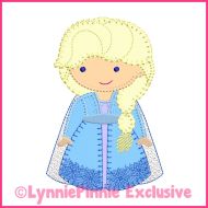 Bold Blanket New Winter Queen Applique Machine Embroidery Design File 4x4 5x7 6x10