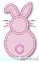Applique Bunny 4x4 & 5x7