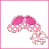 Chunky Heels Applique 4x4 5x7 6x10 7x11 SVG