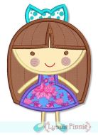 Girly Girl Applique (2) 4x4 5x7