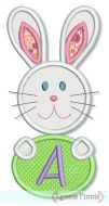 Easter Bunny Applique Alphabet - 5x7