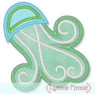 Mystical Jellyfish Applique 2 4x4 & 5x7
