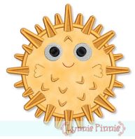 Applique Puffer Fish 4x4 5x7 6x10