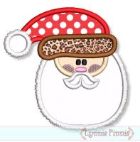 Santa Claus Applique Machine Embroidery Design File 4x4 & 5x7 6x10 7x11