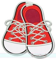 Sneakers Applique 4x4 5x7 6x10 7x11 SVG