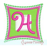 Square Applique Alphabet Set 4x4 5x7
